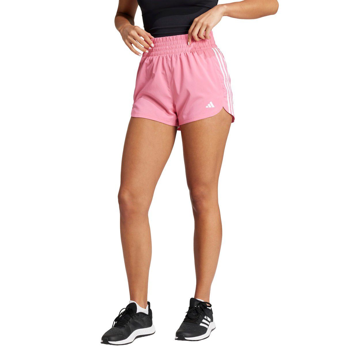 Pacer Training 3-Stripes Woven High-Rise Tr&aelig;nings Shorts