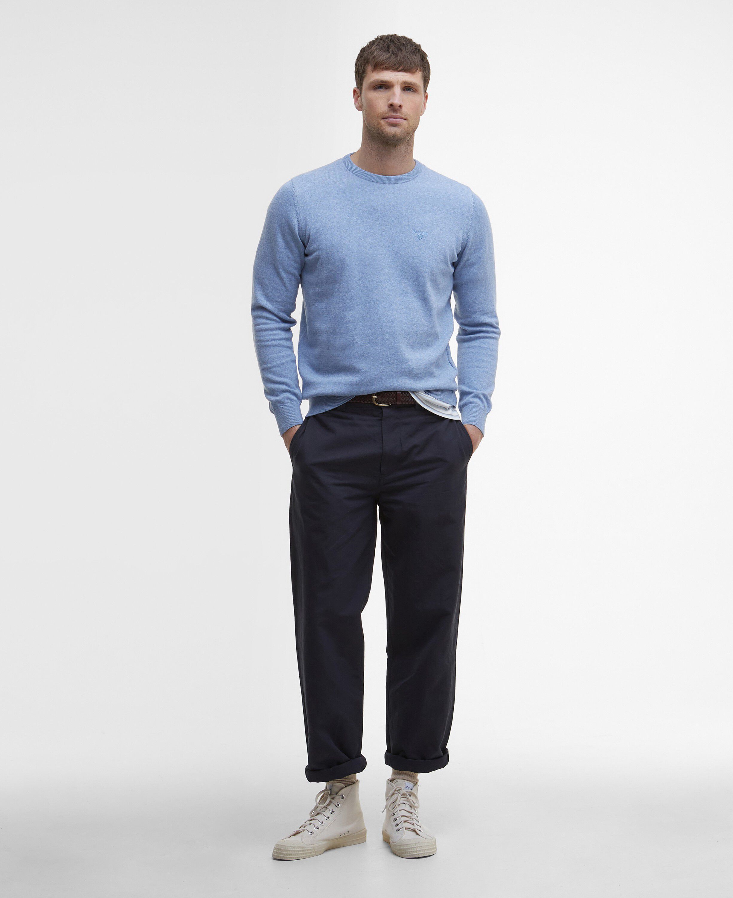 Barbour Pima Cotton Crew Neck Sweat