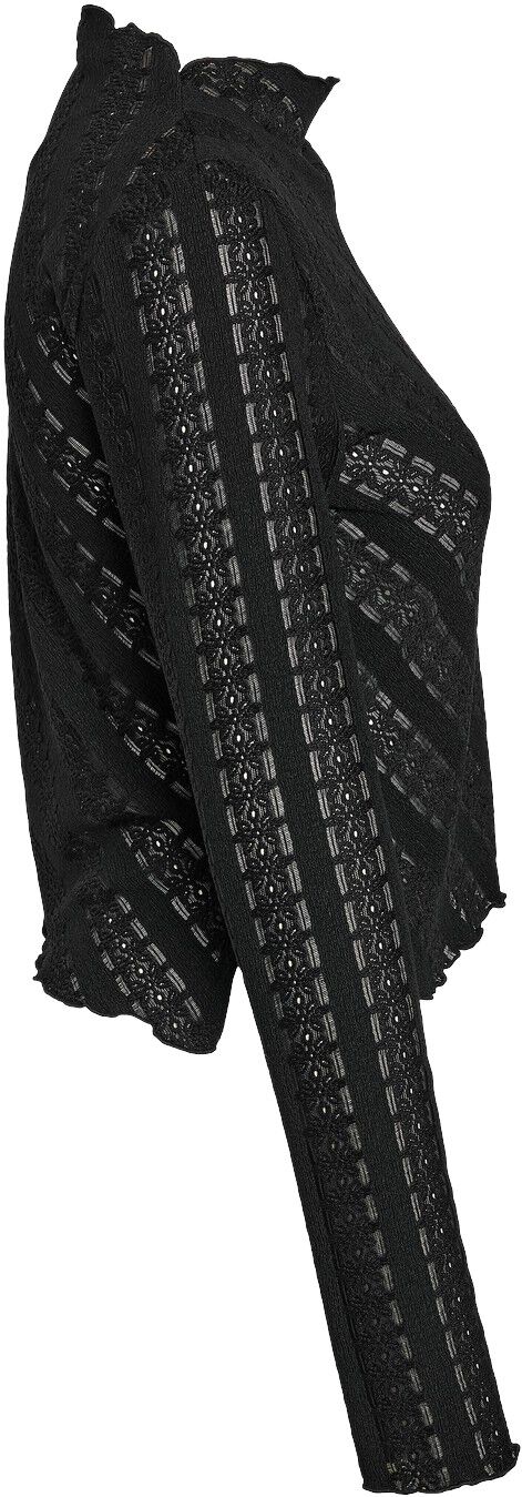 NMKAMI L/S LACE TOP JRS FWD