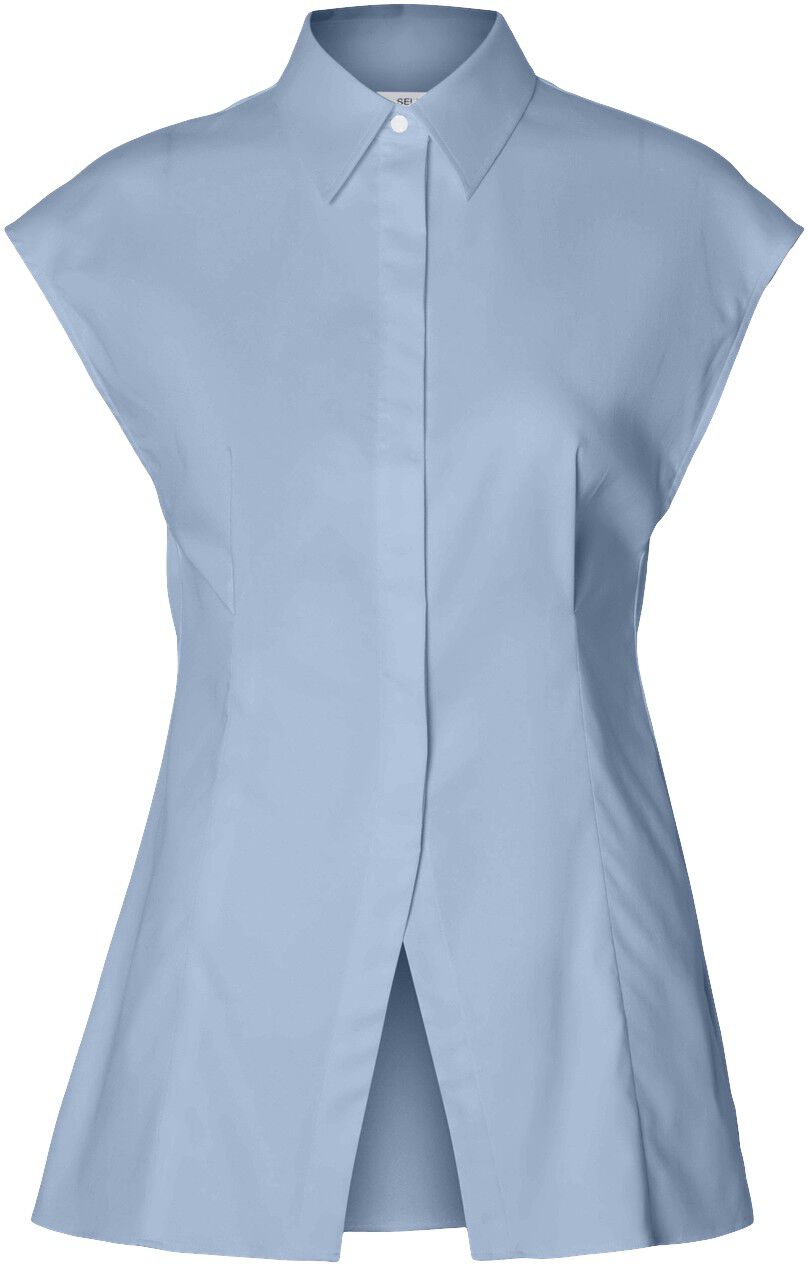 SLFDELIA-FINA SLIM SS SHIRT EX