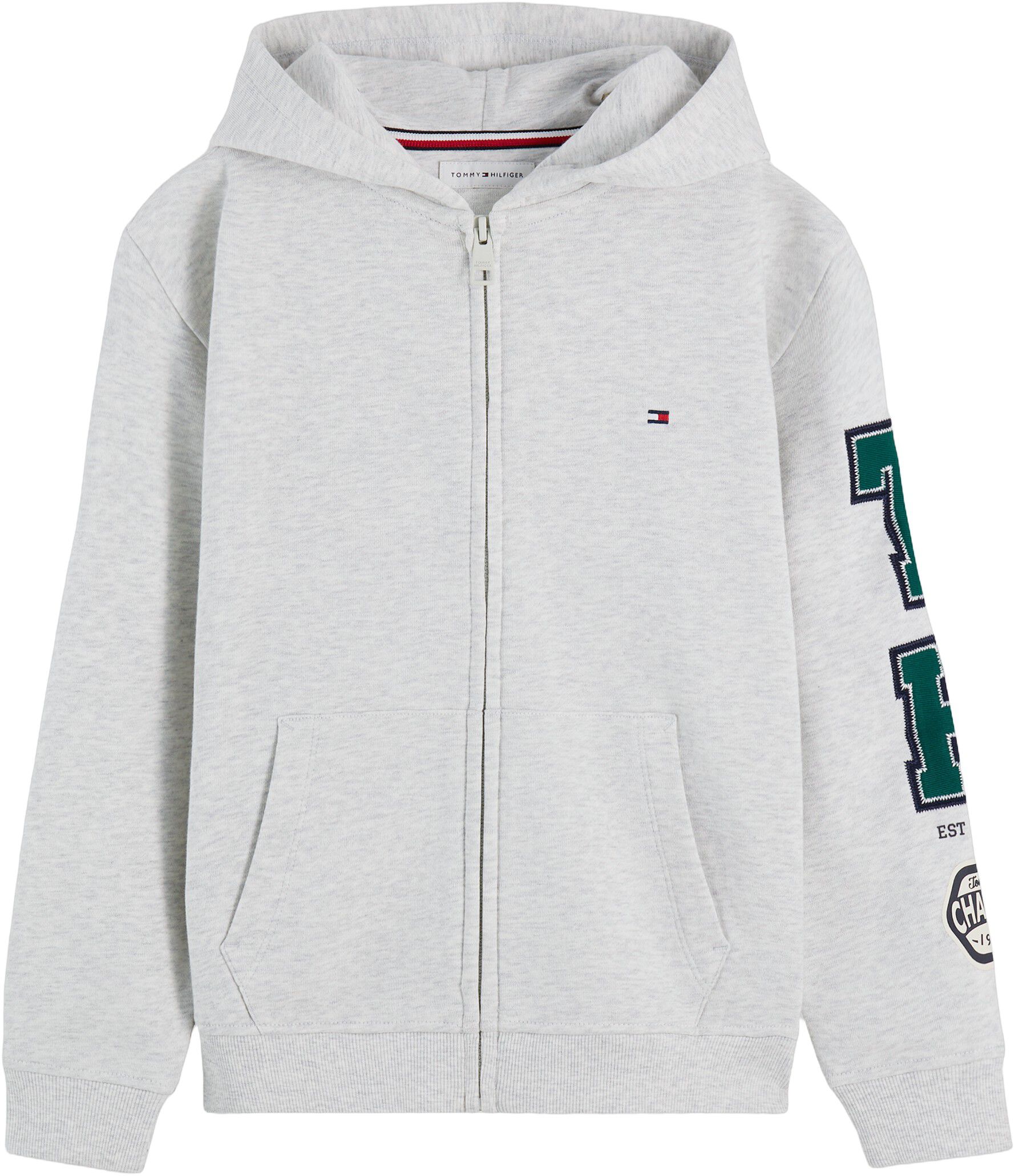 Varsity Logo Appliqu&eacute; Zip-Thru Hoody