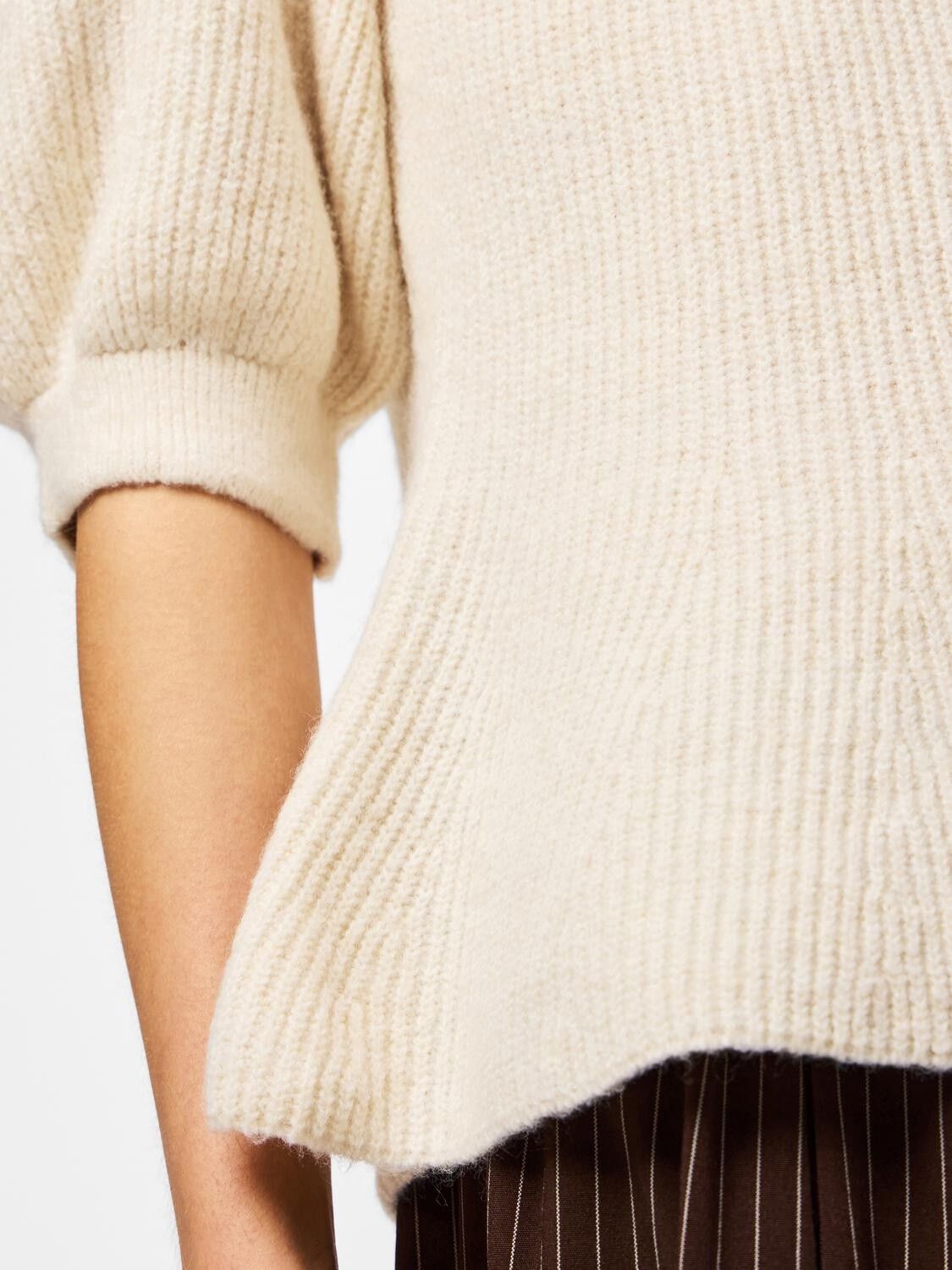 PCSILLY SS PUFF KNIT CARDIGAN NOOS