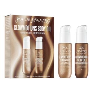 Glowmotions Set - S&aelig;t med glitrende og n&aelig;rende kropsolier