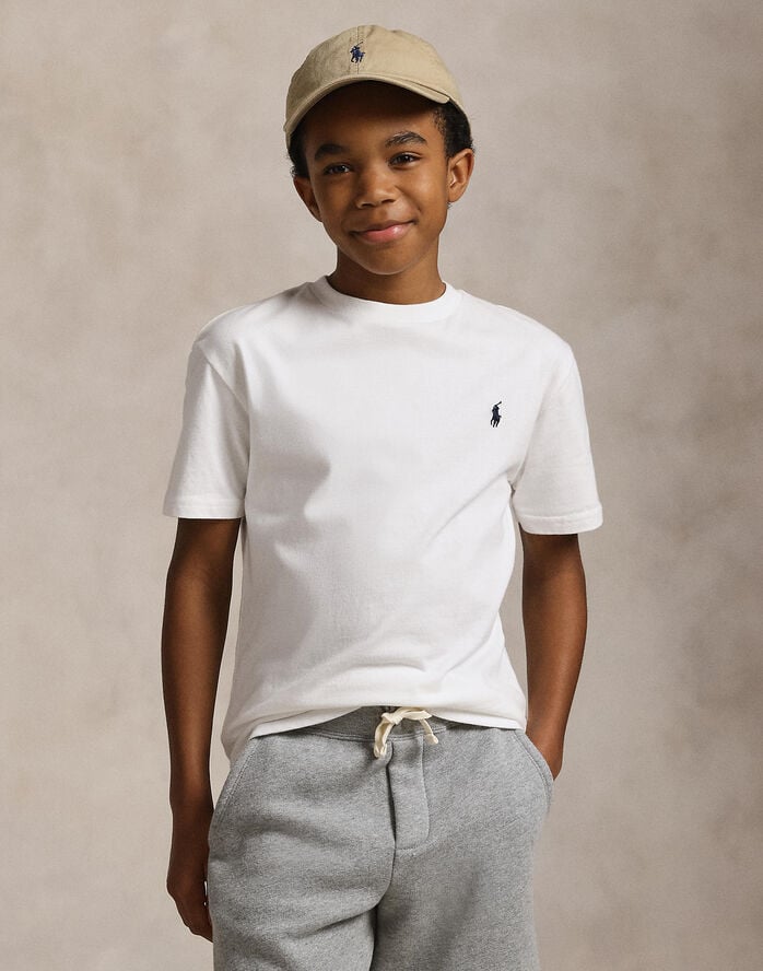 Cotton Jersey Crewneck Tee KIDS