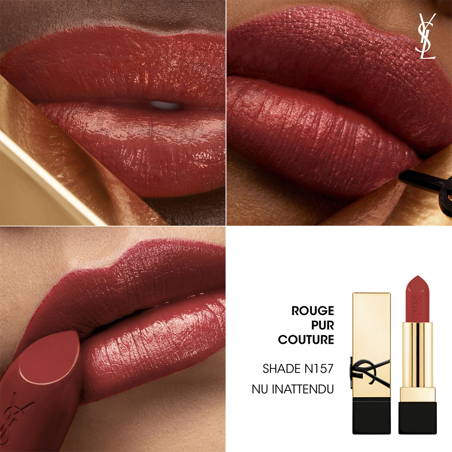 Rouge Pur Couture Pure Color-In-Care Satin Lipstick