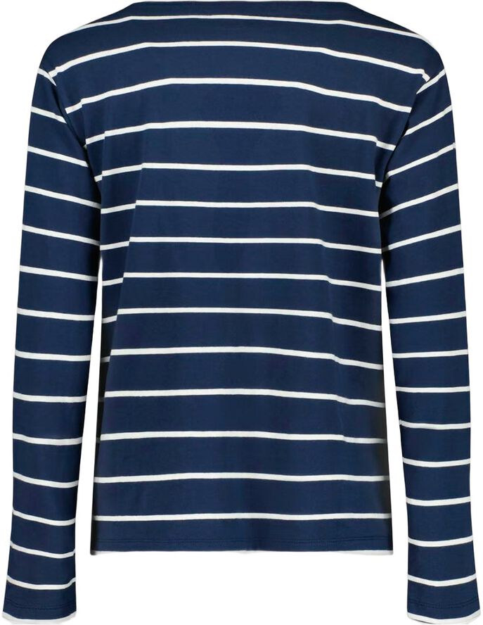 Rosa Langærmet T-shirt