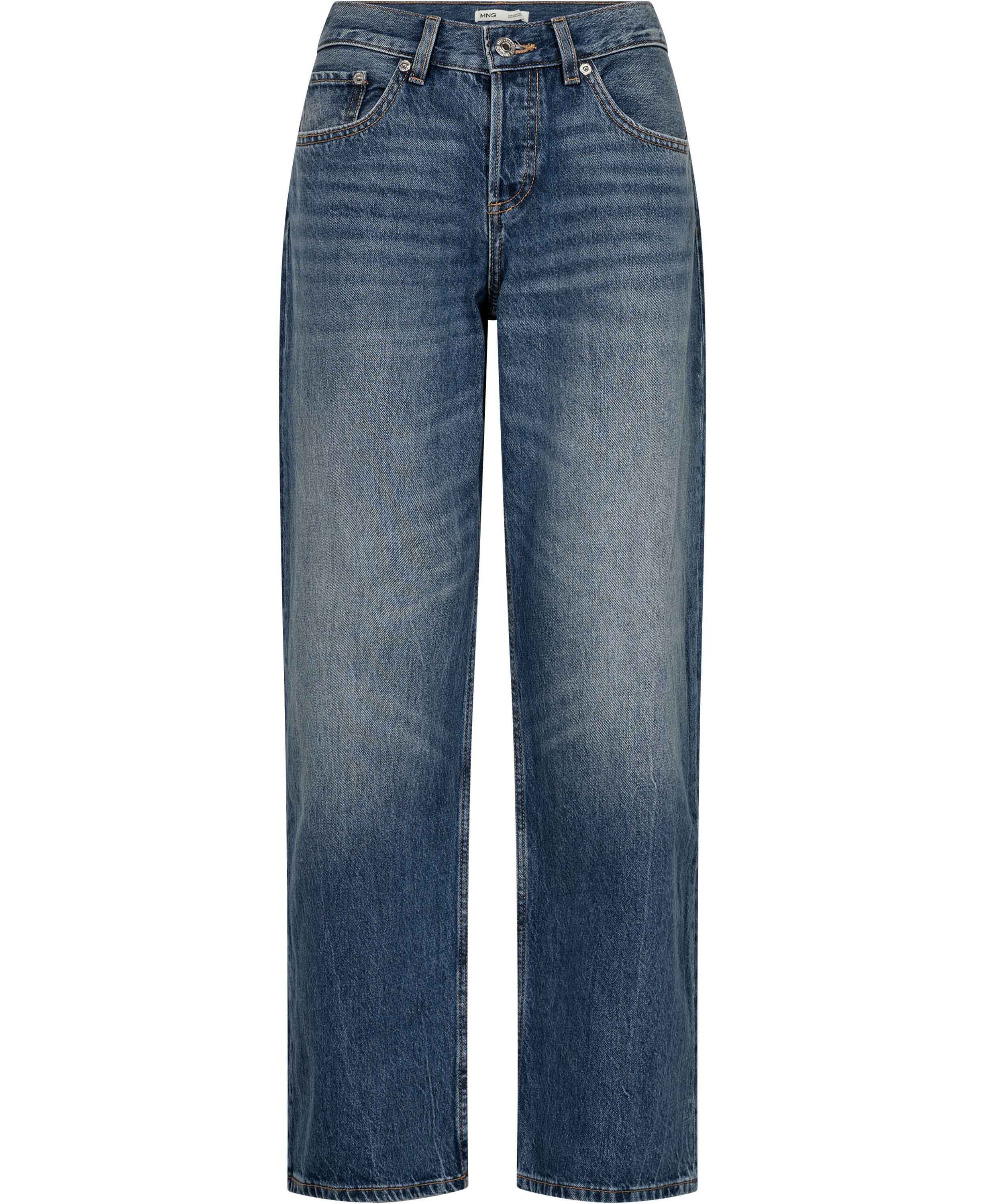 Straight low-waist jeans