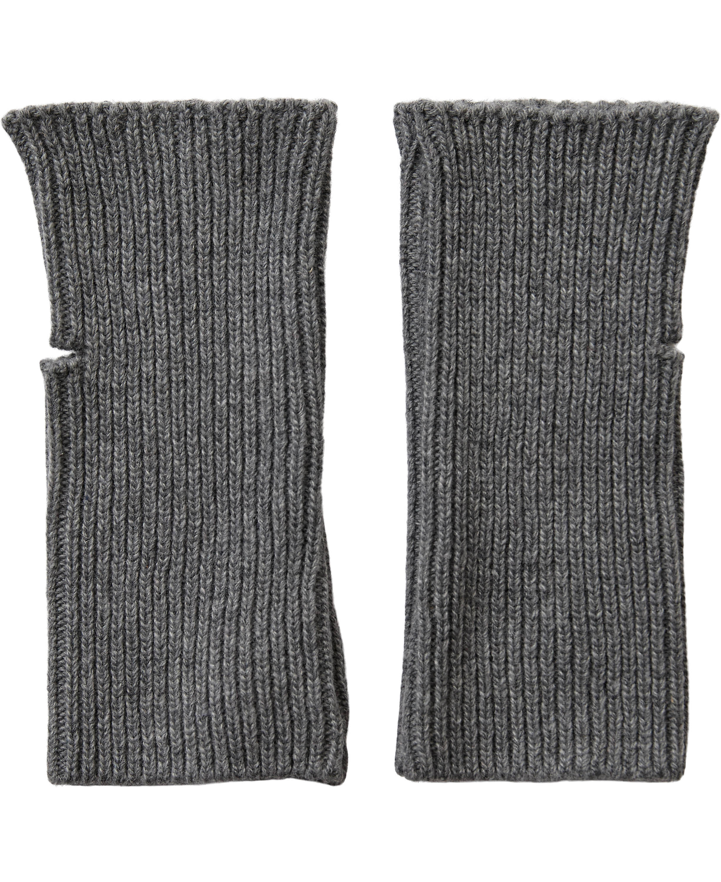 Long Fingerless Glove Light Grey