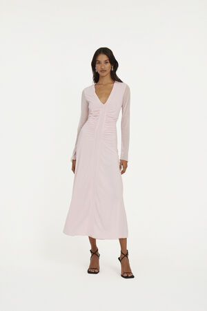 Midi V-Neck Dress