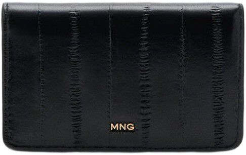 Small wallet with leather-effect fi