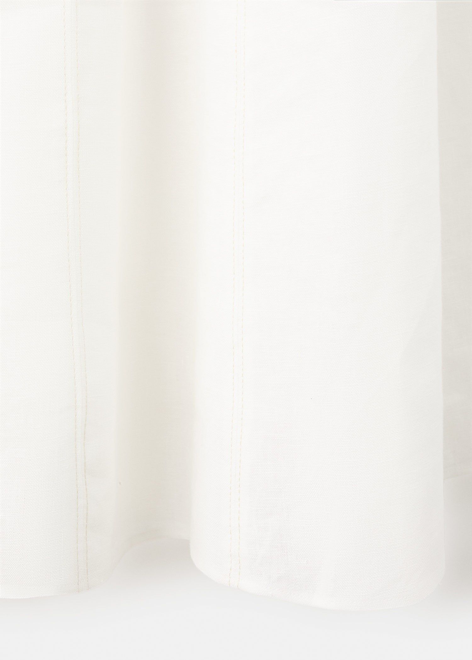 A-line linen dress