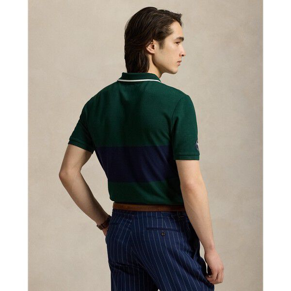 Wimbledon Classic Fit Logo Polo Shirt