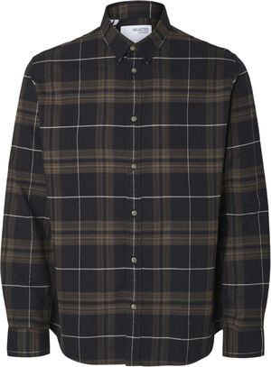 SLHSLIMOWEN-FLANNEL SHIRT LS NOOS