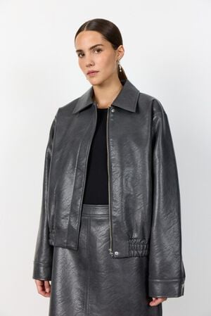 LR-PRESTON 1 Jakke M&oslash;rk gr&aring;