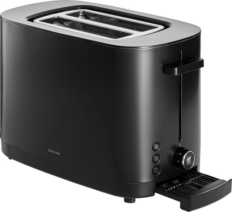 Enfinigy Brødrister + rist 2 skiver Sort