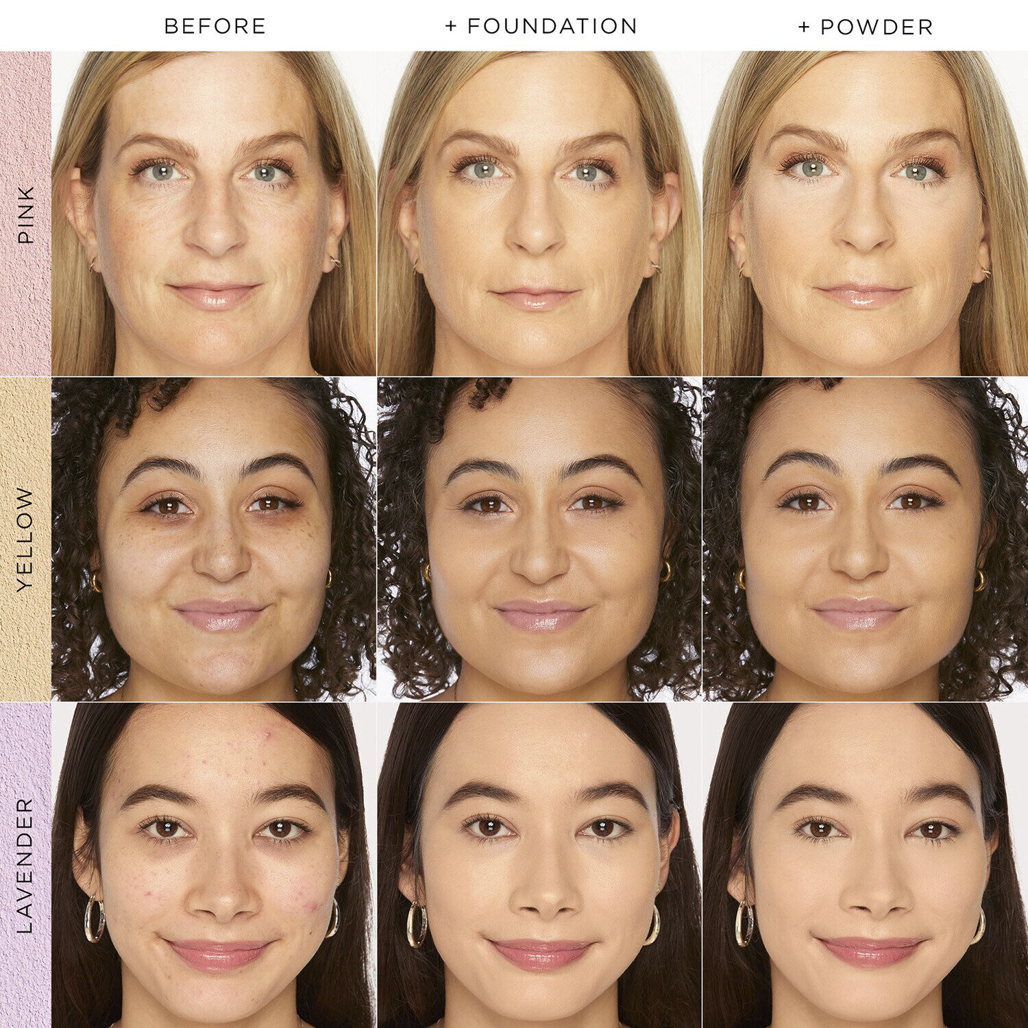 Creaseless setting powder - fikserende pudder