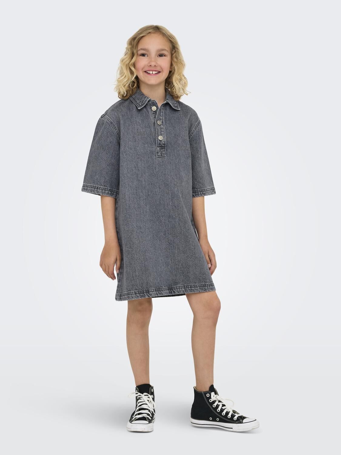 KOGGRY S/S DRESS DNM AZG