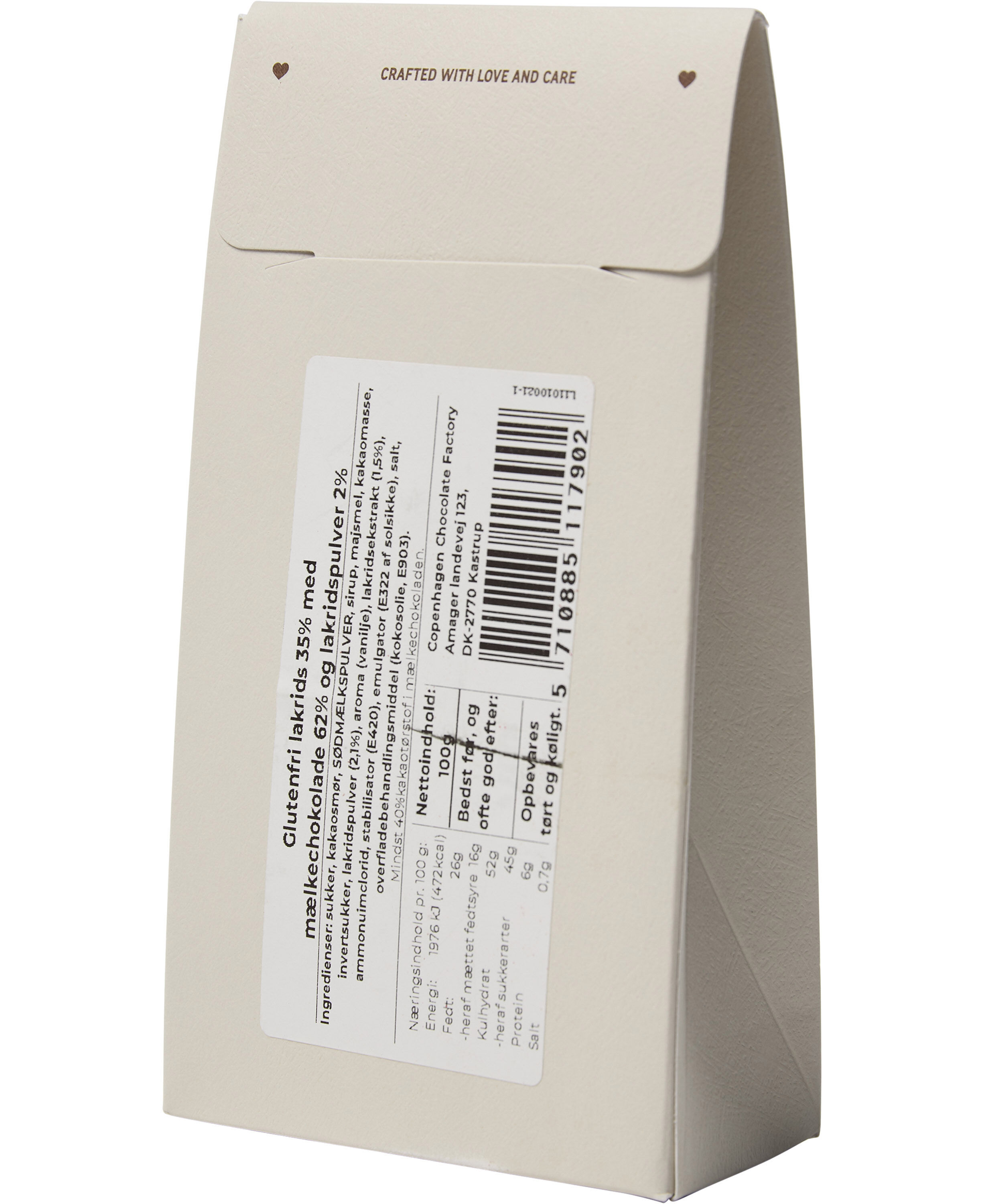 &AElig;ske, Lakridsdrag&eacute; m/ m&aelig;lkechokolade & lakrids 100 g