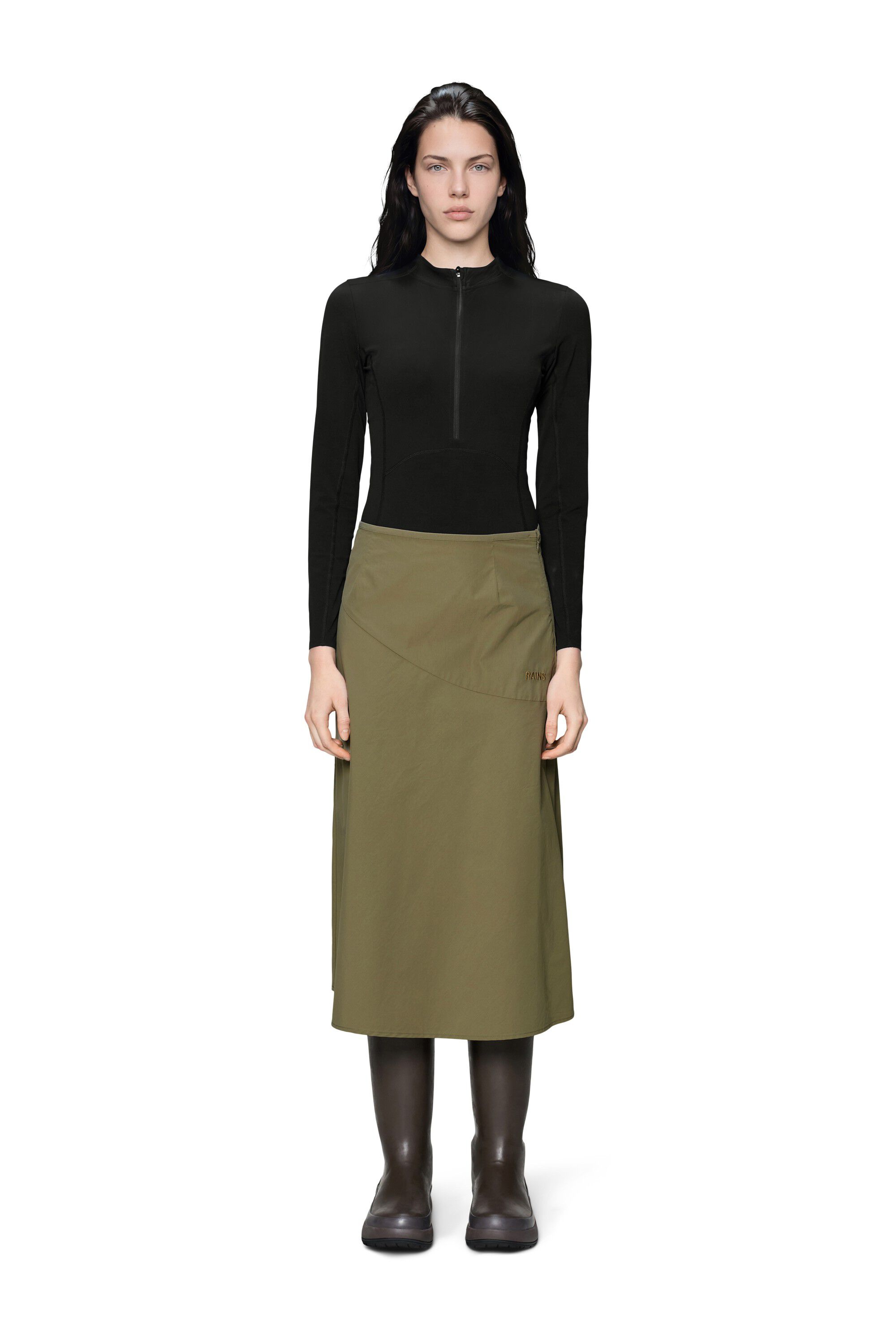 Light Woven W Skirt