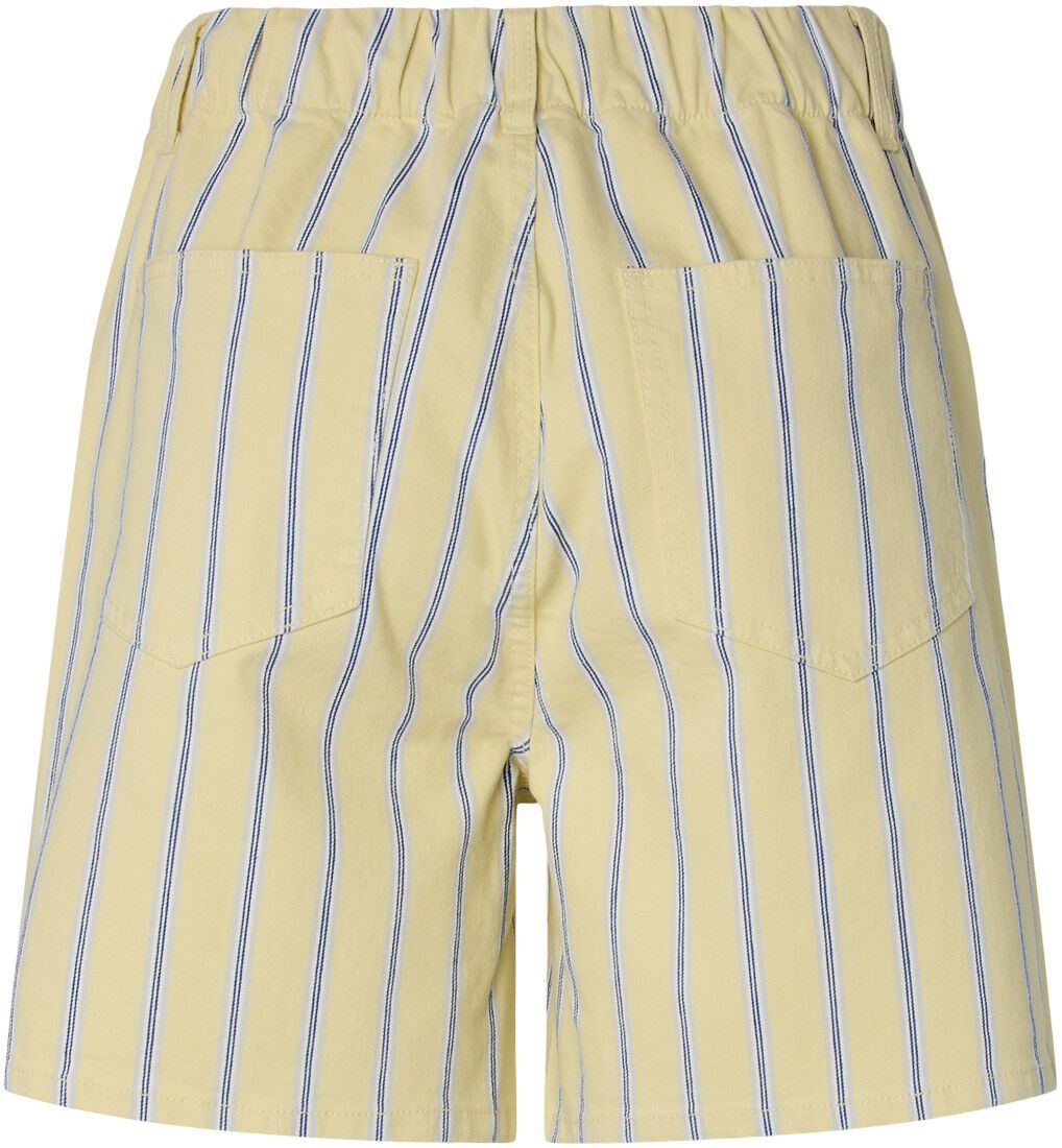 PCBILLO MW TIE DENIM SHORTS