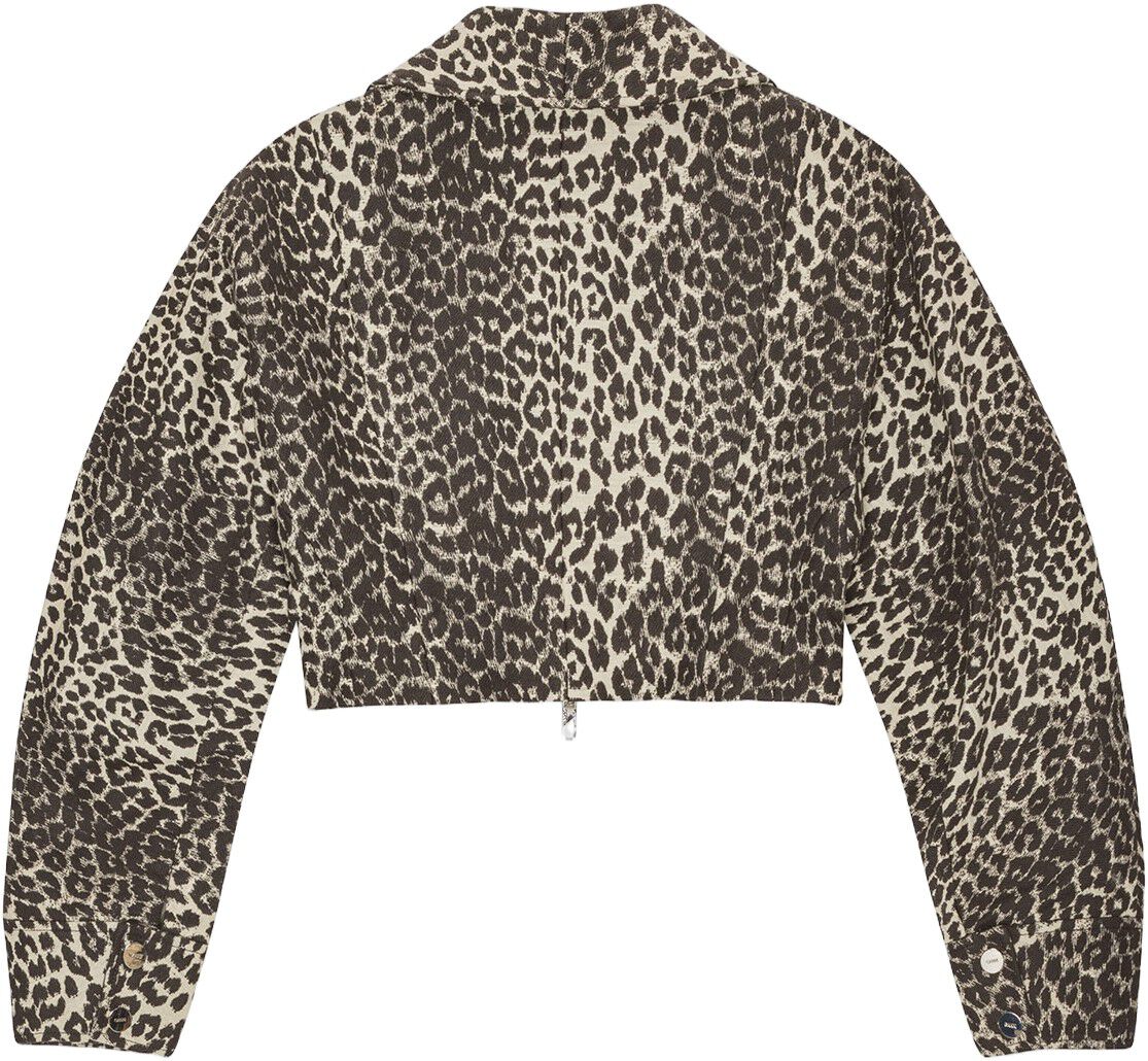 Cotton Tweed Curve Sleeve Short Jac