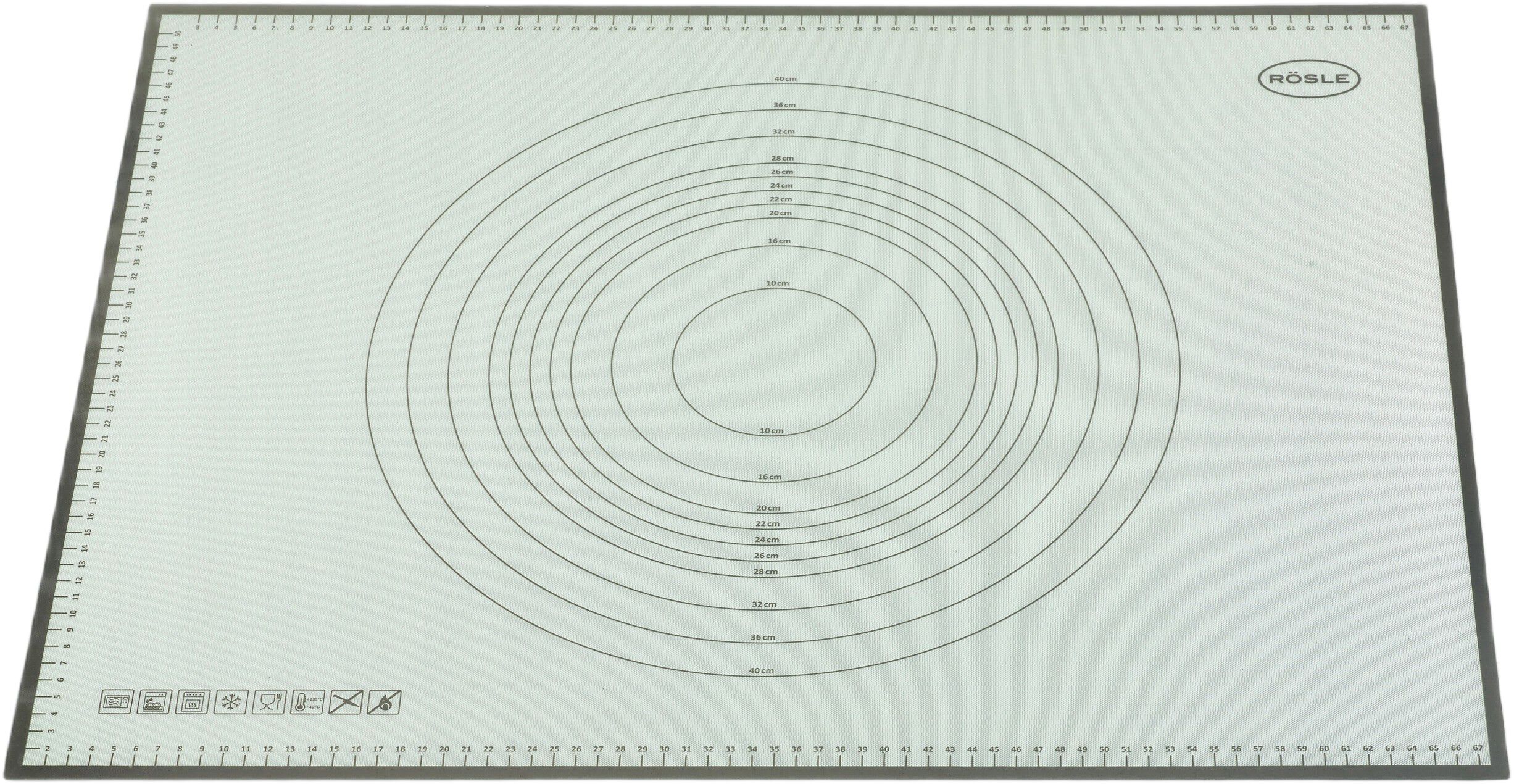 Bagem&aring;tte 68 x 53 x 0,2 cm Klar Silikone