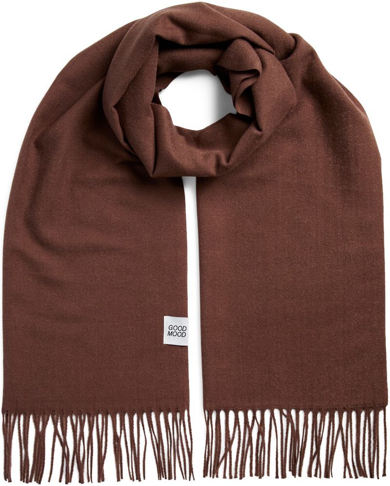Pcrasmin Long Scarf W. Patch Bc