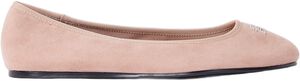 TH HARDWARE SUEDE BALLERINA