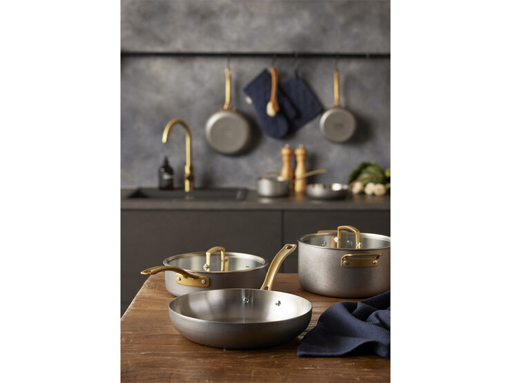 Kasserolle med låg Durance 1,5 liter 16 cm Rustfrit stå