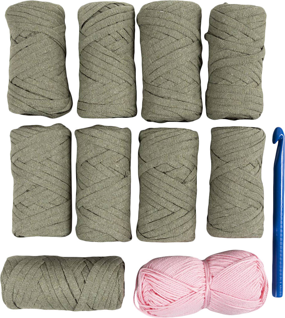 DIY Kit H&aelig;kle, Chunky taske