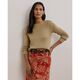 Cotton-Blend Boatneck Sweater