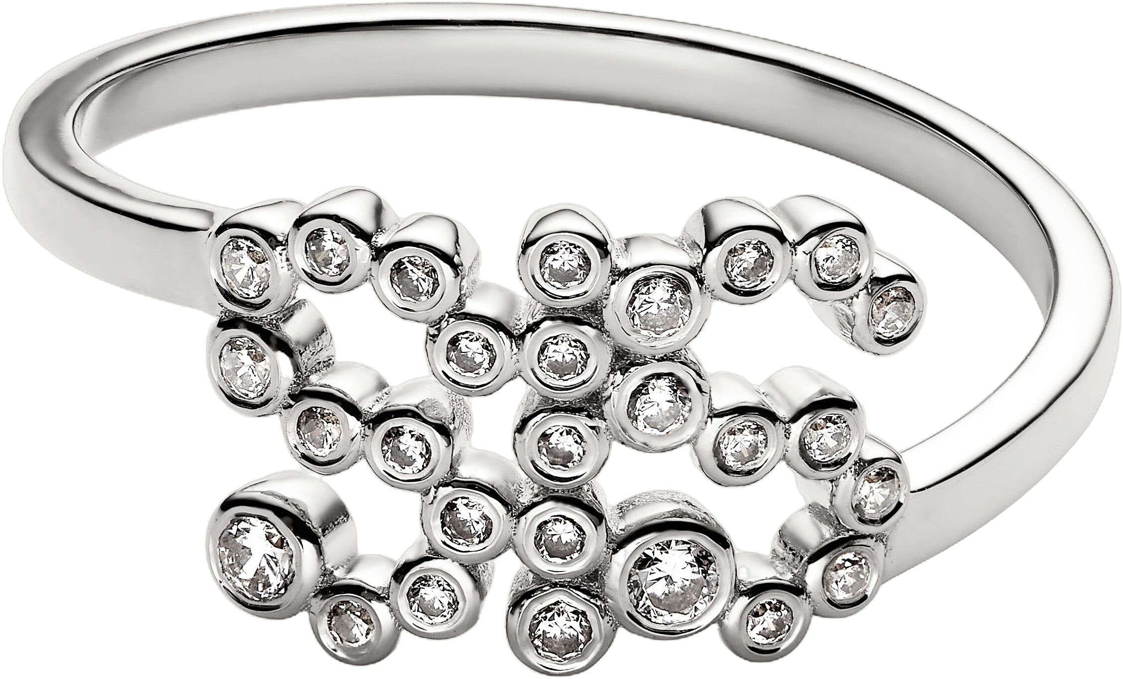 SIS Collet Ring Silver