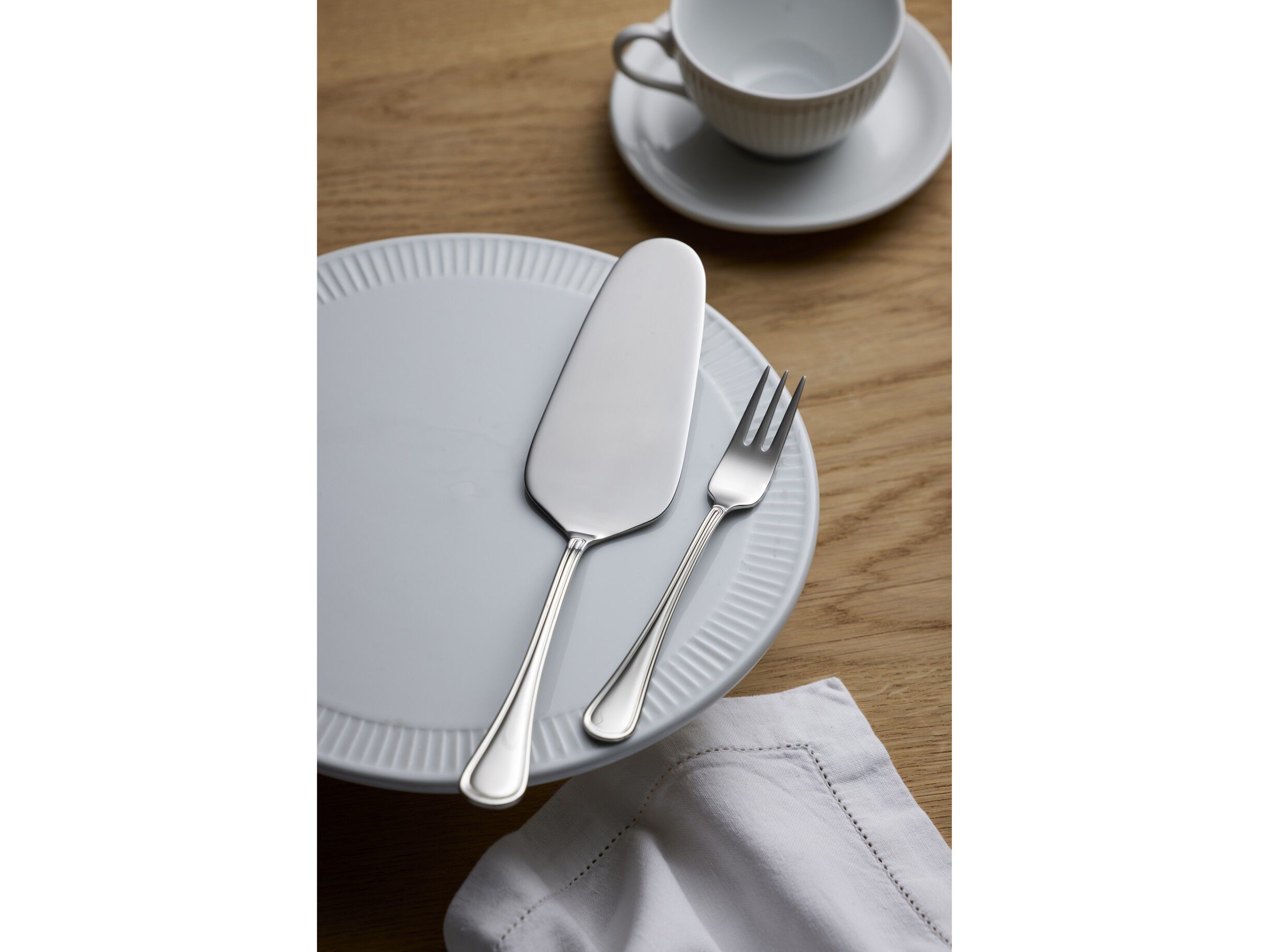 Kagespade Oxford 25,7 cm Blankt st&aring;l