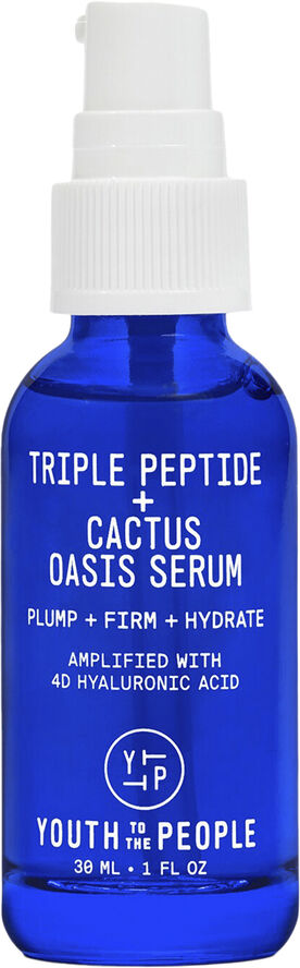Triple Peptide + Cactus Oasis Serum - Hydrating face and neck serum