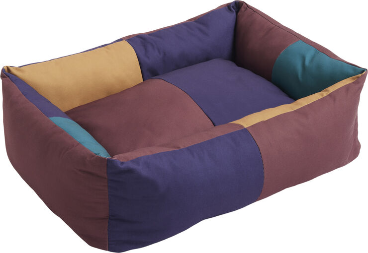 HAY Dogs Bed-Large-Burgundy, green