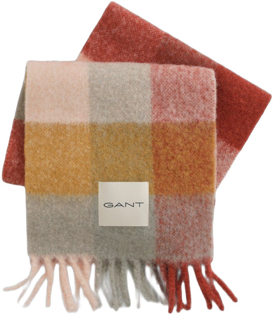 ALPACA WOOL CHECK SCARF