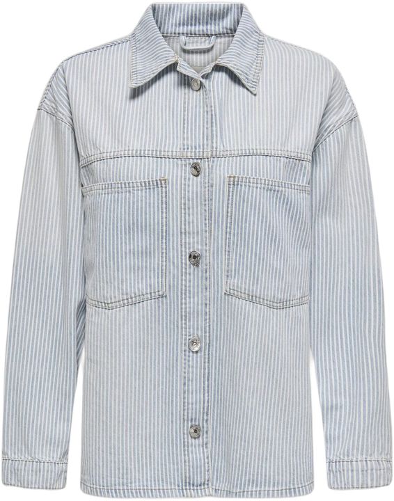 ONLEMMIE L/S STRIPED DNM SHIRT TAI