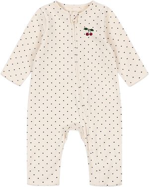 BASIC ZIP ONESIE GOTS