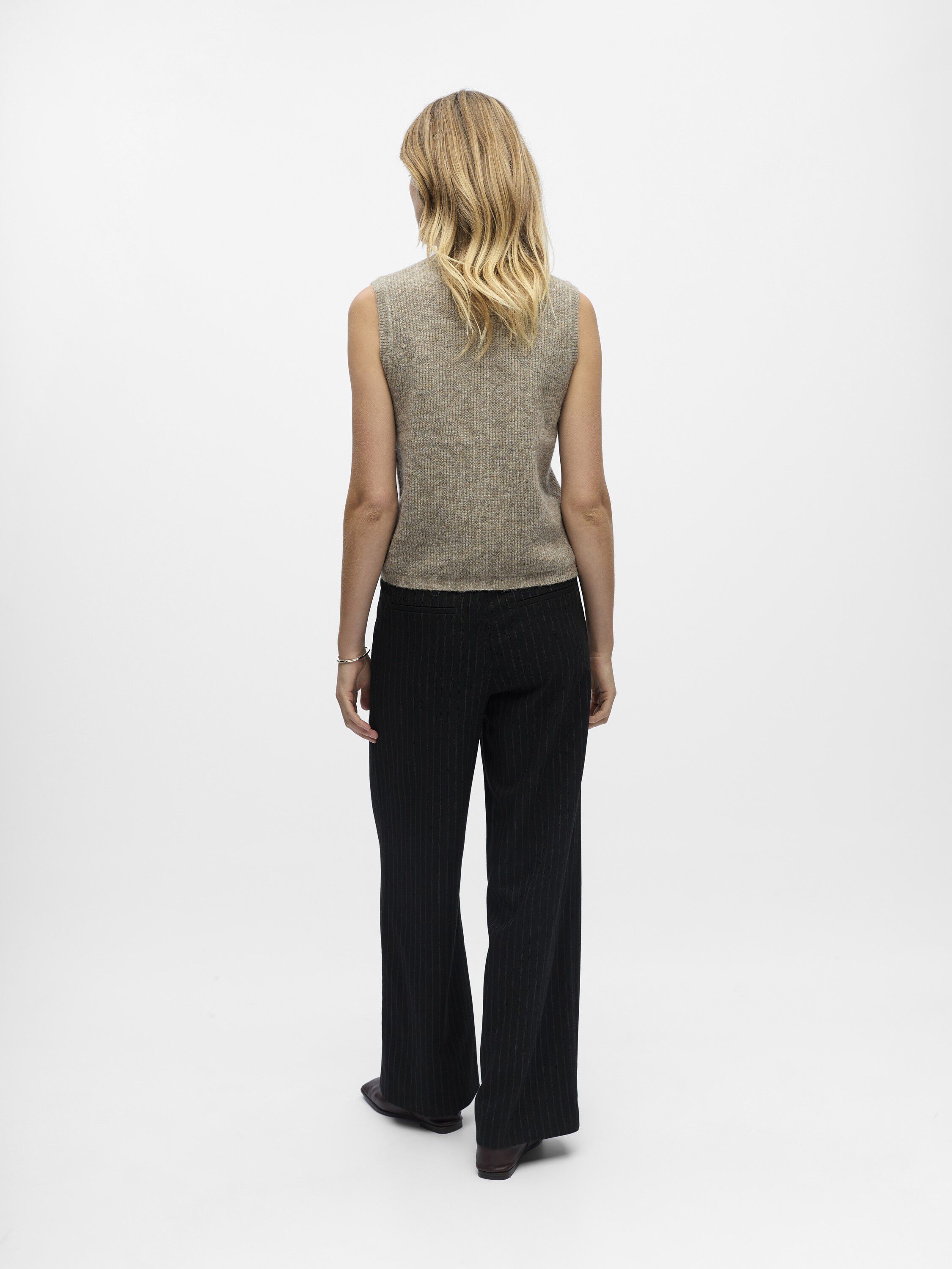 OBJDIANA RE V-NECK KNIT VEST NOOS