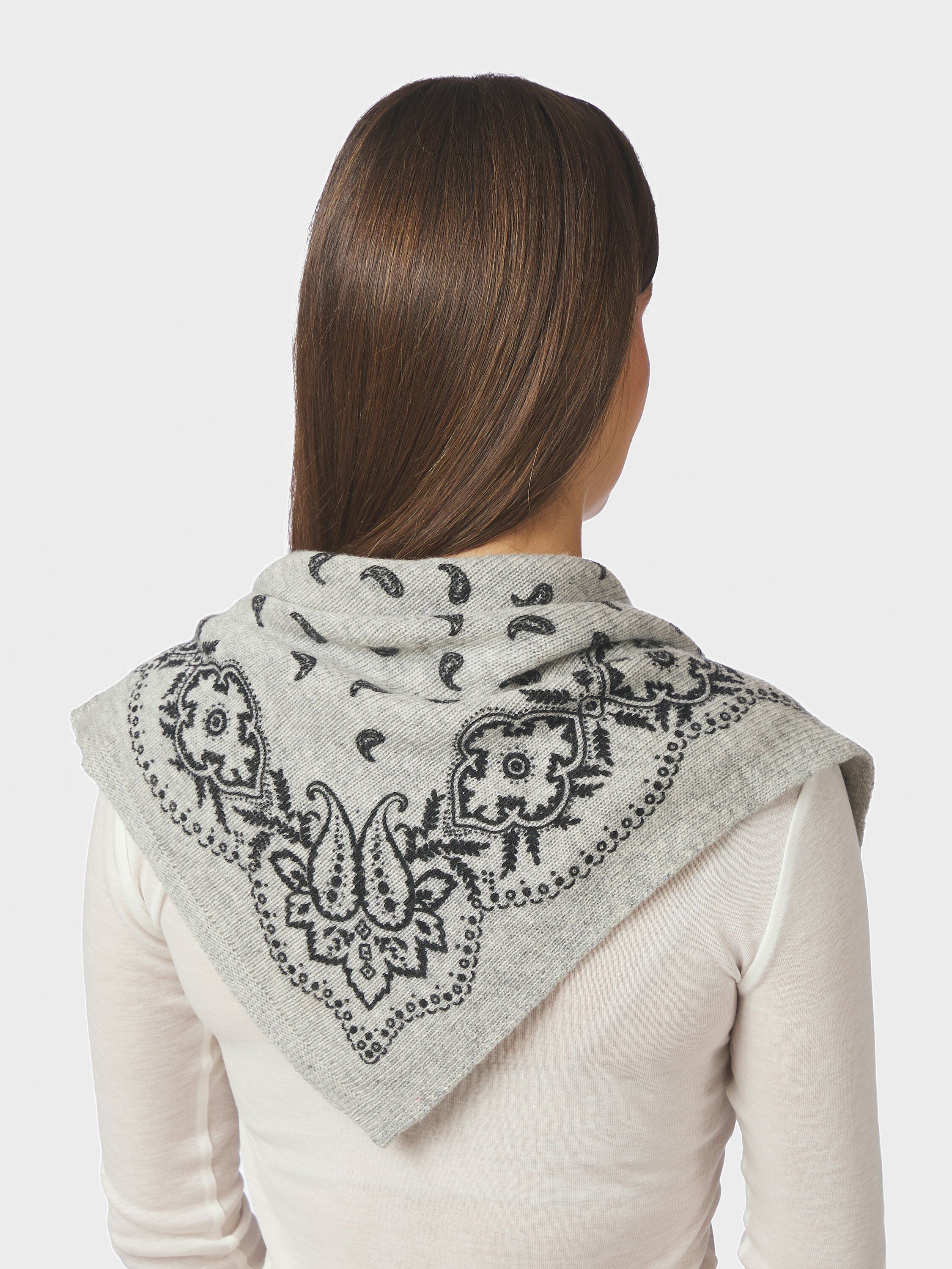 Adelina Paisley Knit Scarf