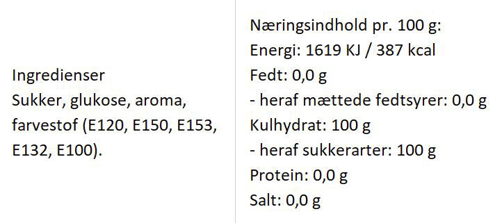 Rasmus Klump bolcher med smag af karamel