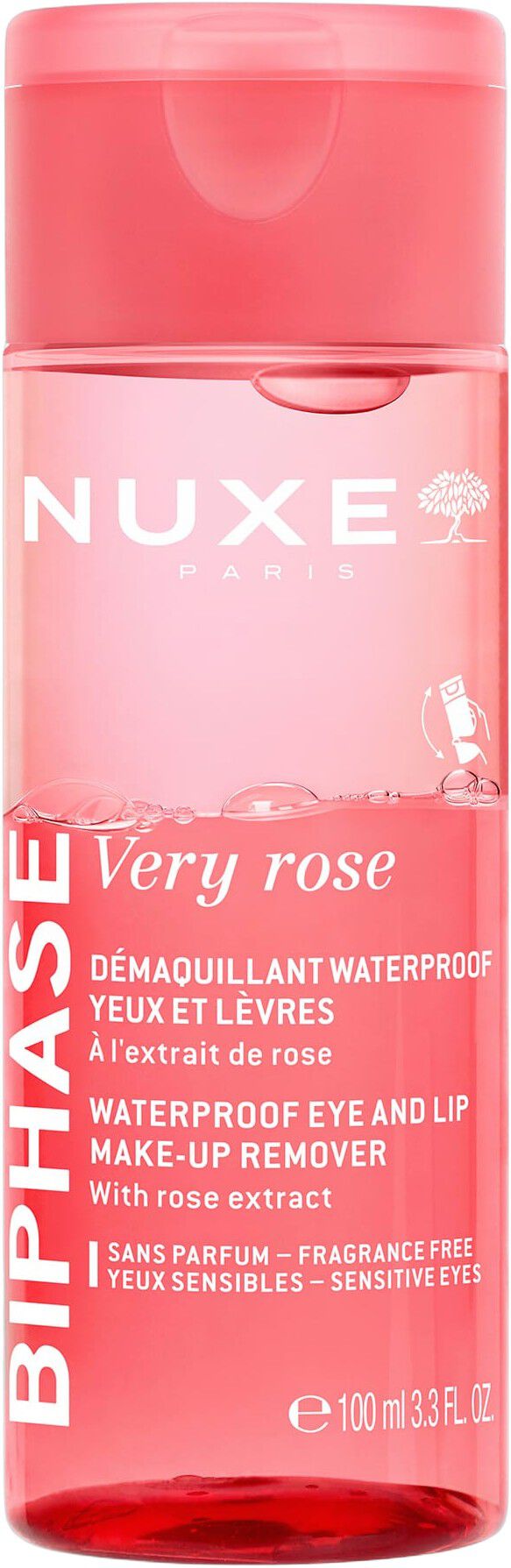 Biphase Makeup Remover, Very Rose