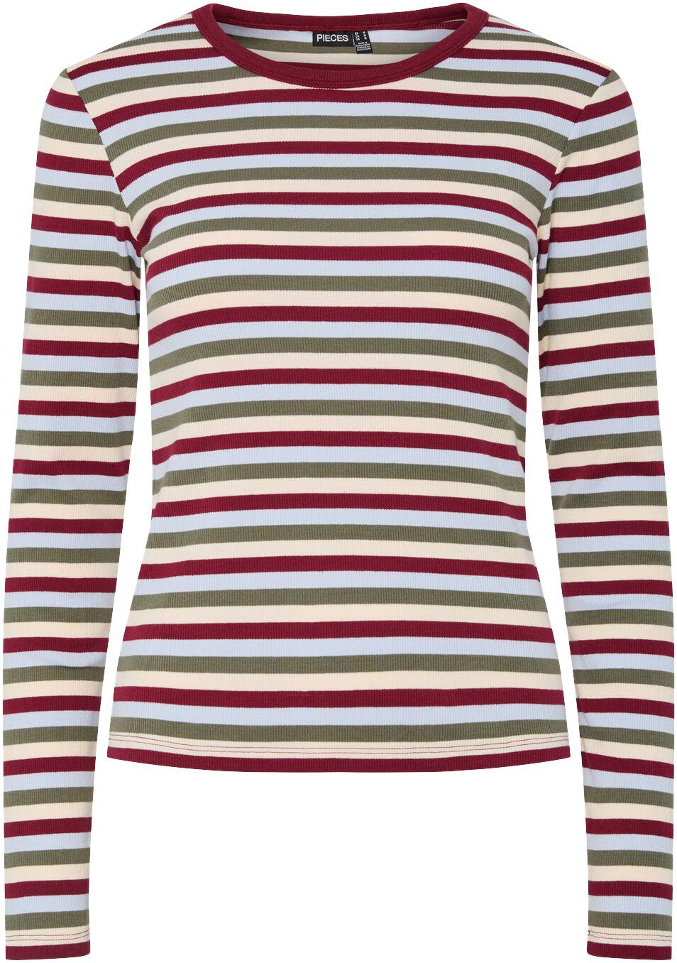 PCMAY LS STRIPED TOP JRS BC