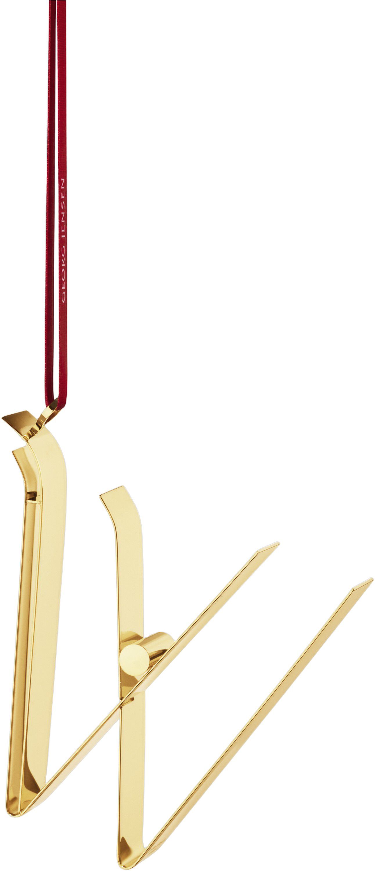 Bogstavsornament, forgyldt W