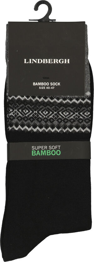 Jacquard bamboo sock