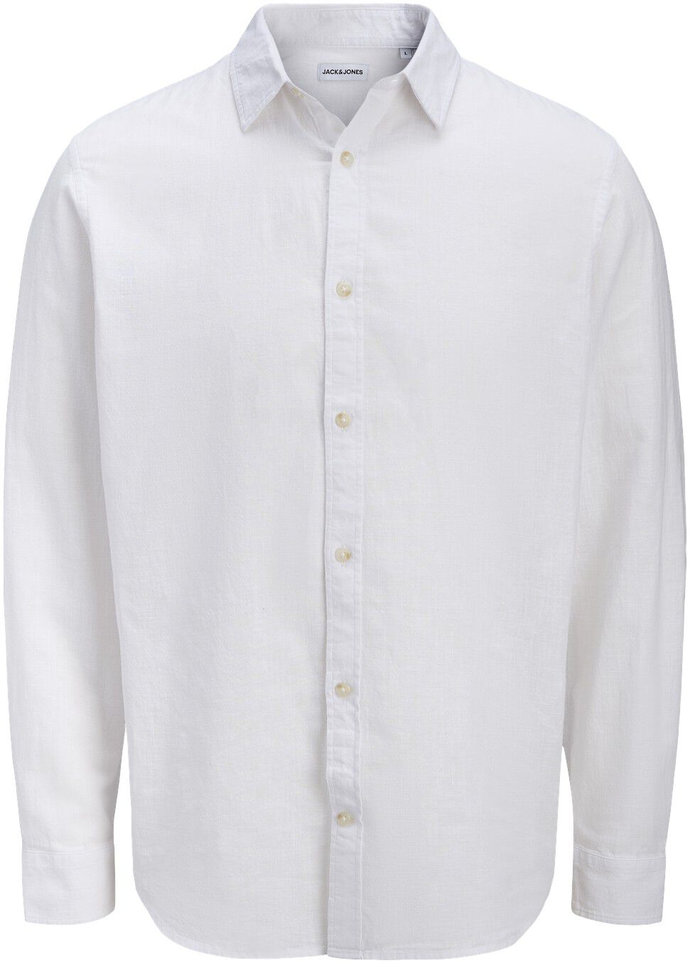 JJESUMMER LINEN BLEND SHIRT L/S SN