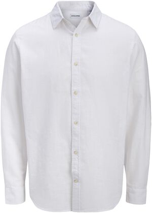 JJESUMMER LINEN BLEND SHIRT L/S SN