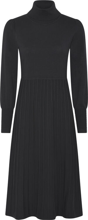 Dress_ Pleated Fan Knit