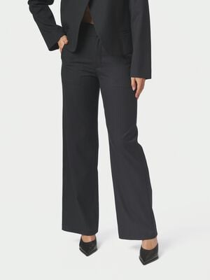 Nathalie Slim Pinstripe Pants