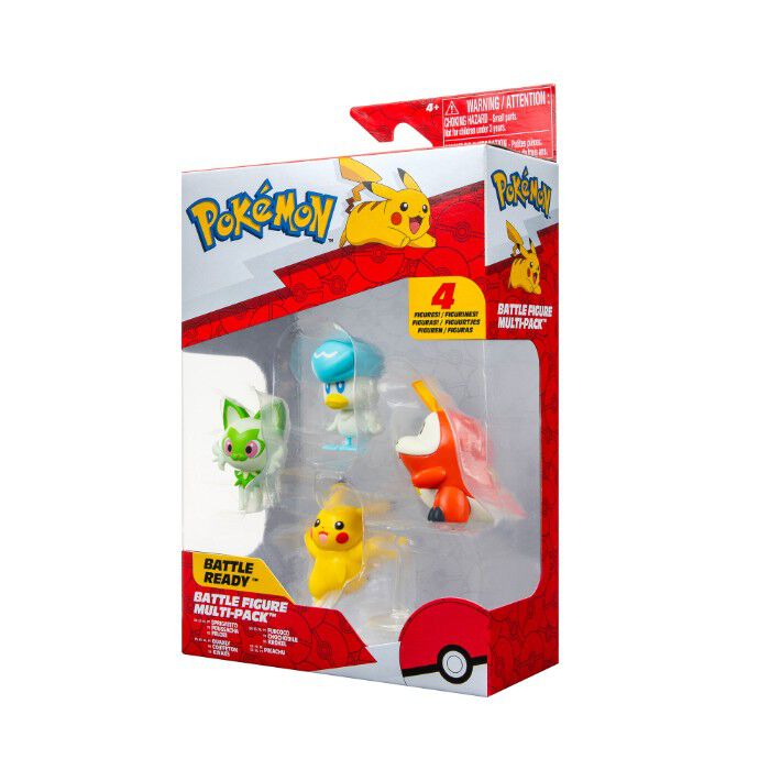 Pokemon battle figure 4pk